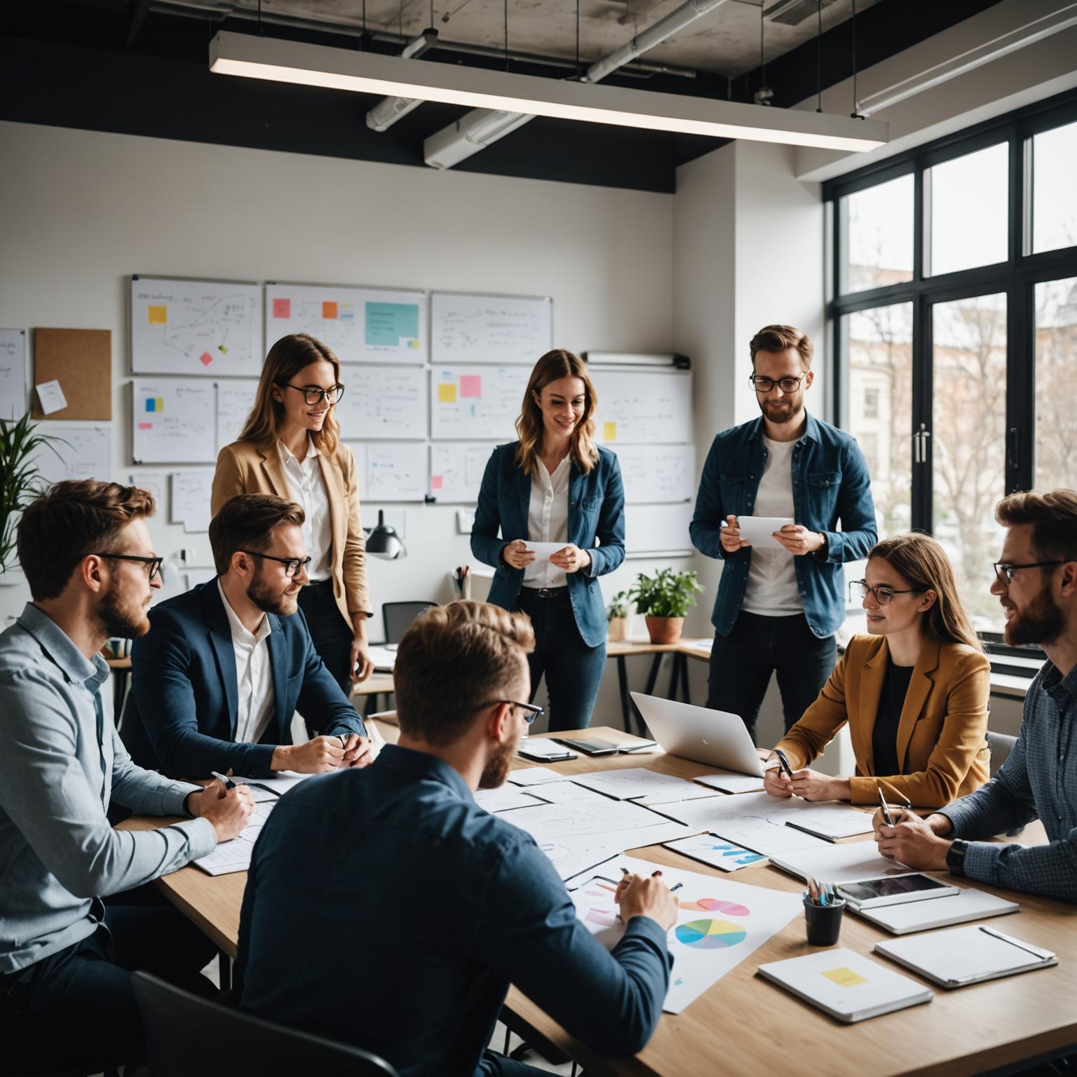 Pixel Labs team collaborating on a project