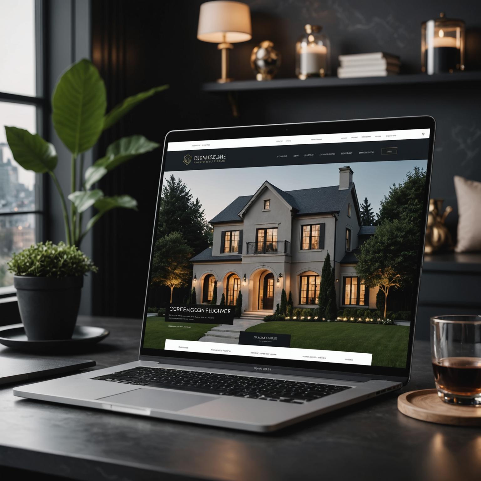 Luxury real estate website redesign